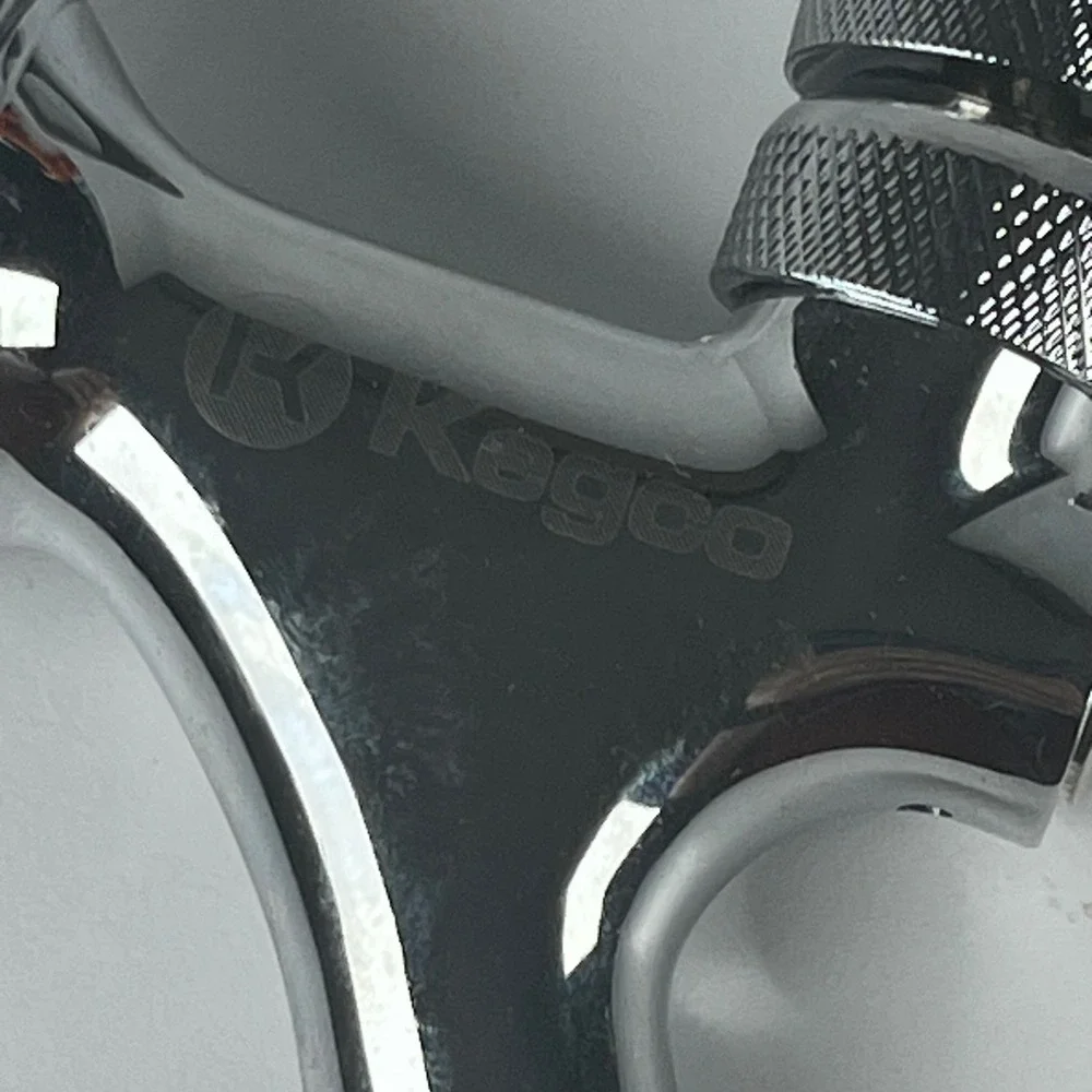 Kegco Chrome Draft Beer Faucet with Shank‎ and Black Tap Handle Assembly